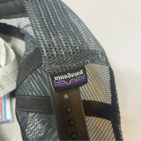 PATAGONIA classic black trucker hat with logo in the center OS - Picture 3 of 7